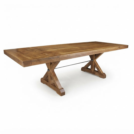 Chesapeake Solid Wood Dining Table + 2-16" End Leaves