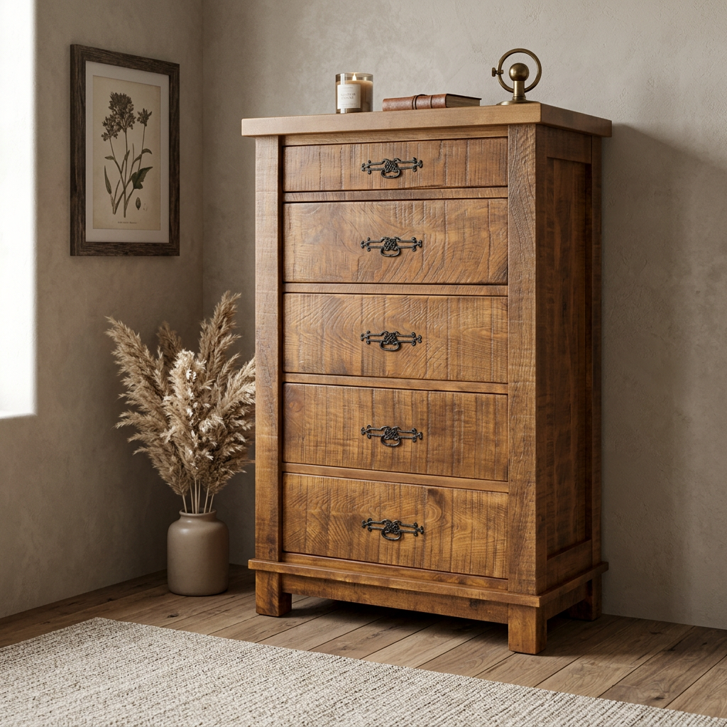 Ranch Solid Wood Chest | High Boy
