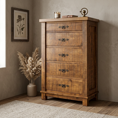 Ranch Solid Wood Chest | High Boy