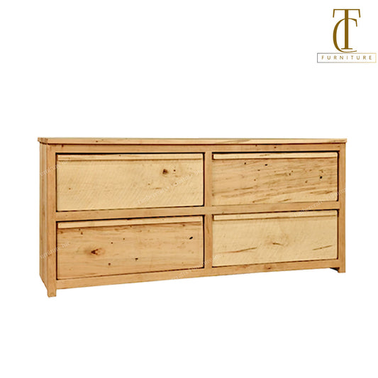 Chevron Solid Wood Dresser