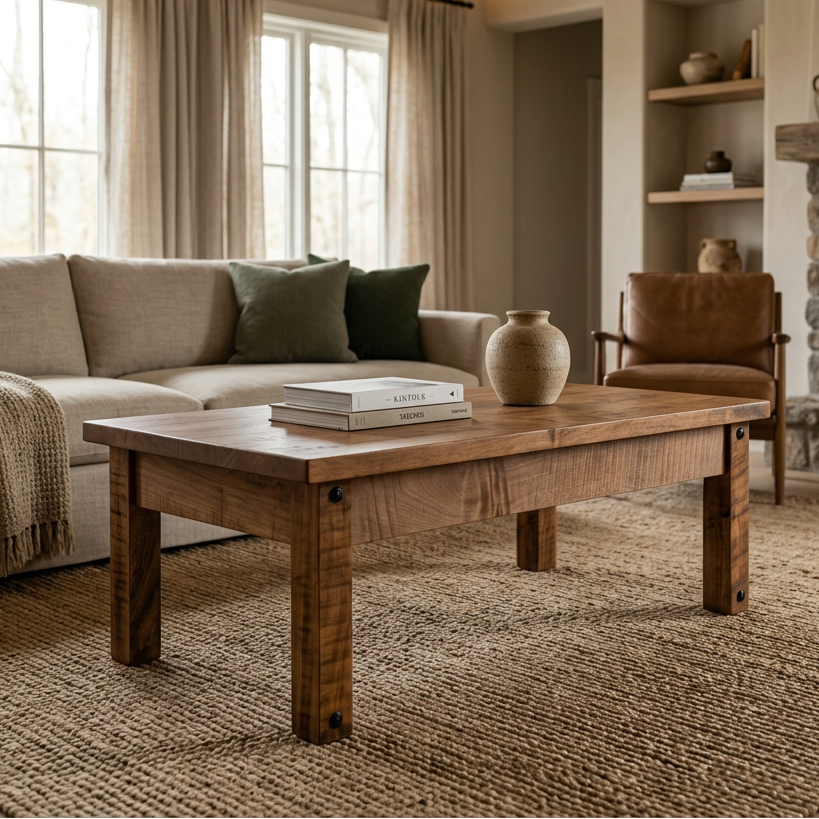 Alpine Solid Wood Coffee Table