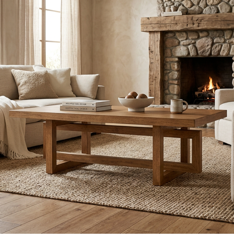 Byron Solid Wood Coffee Table