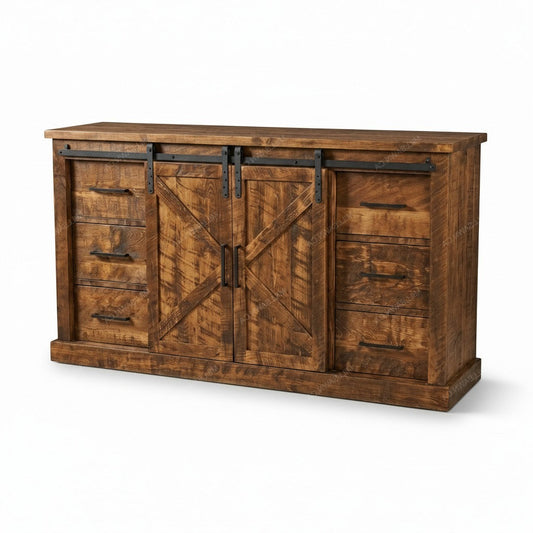 Cross Creek Barn Door Sideboard
