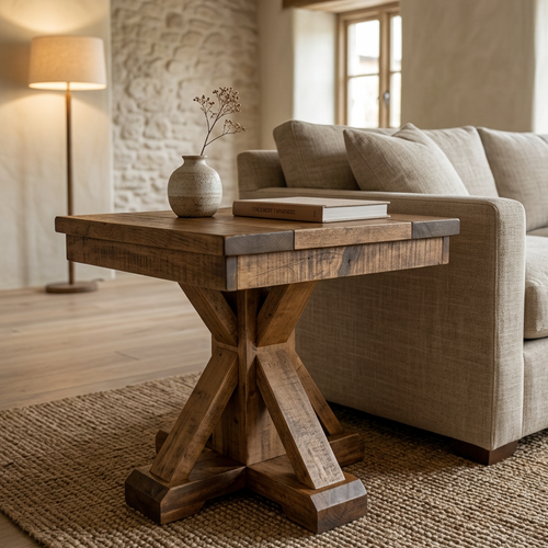 Cross Creek Solid Wood End Table