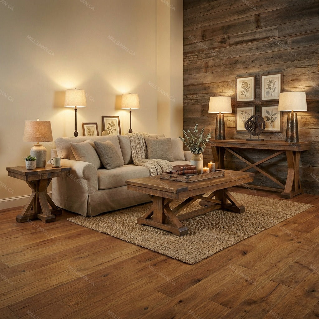 Cross Creek Solid Wood Coffee Table