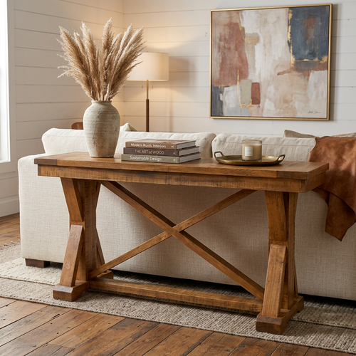 Cross Creek Solid wood Sofa Table