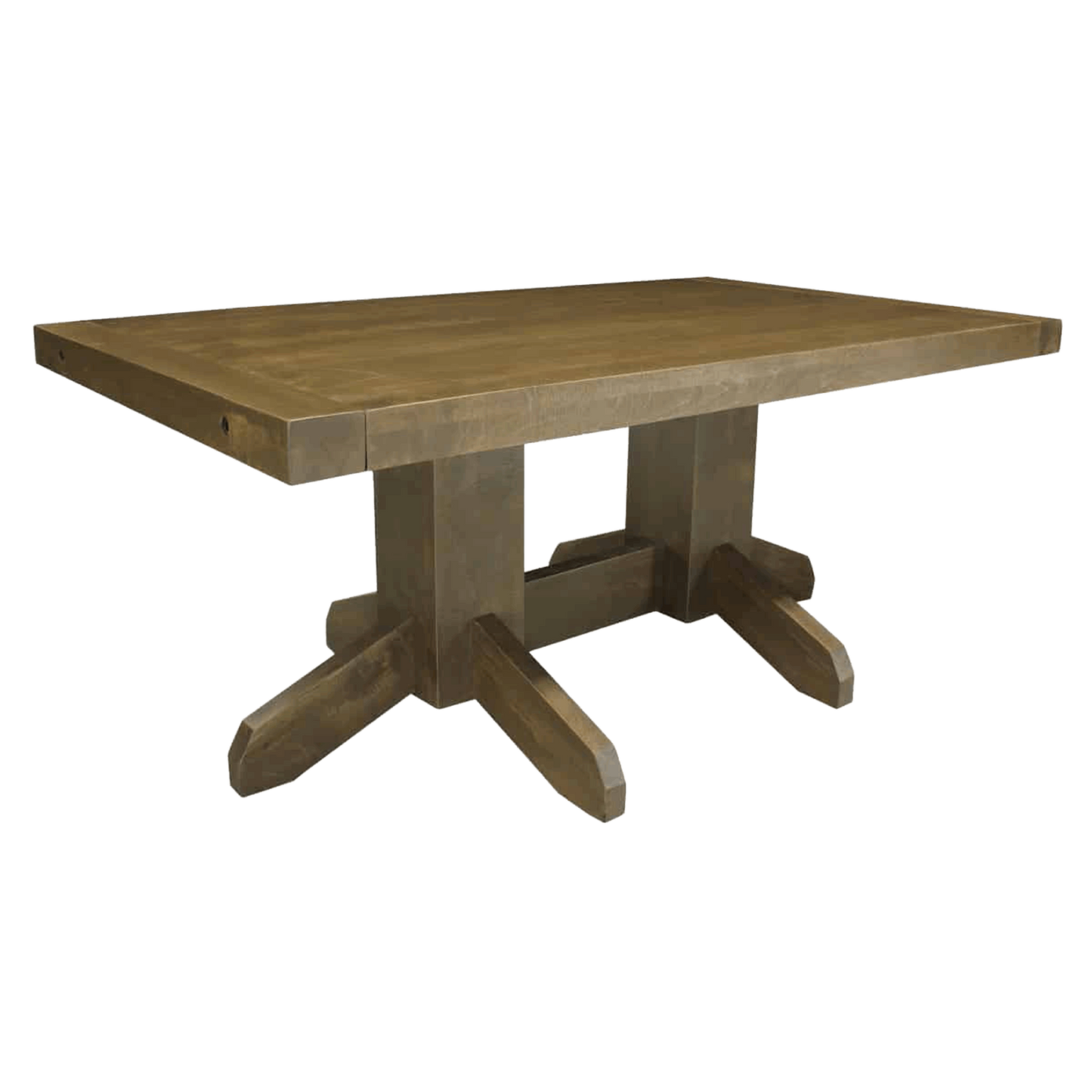 Yukon Pedestal Solid Wood Dining Table