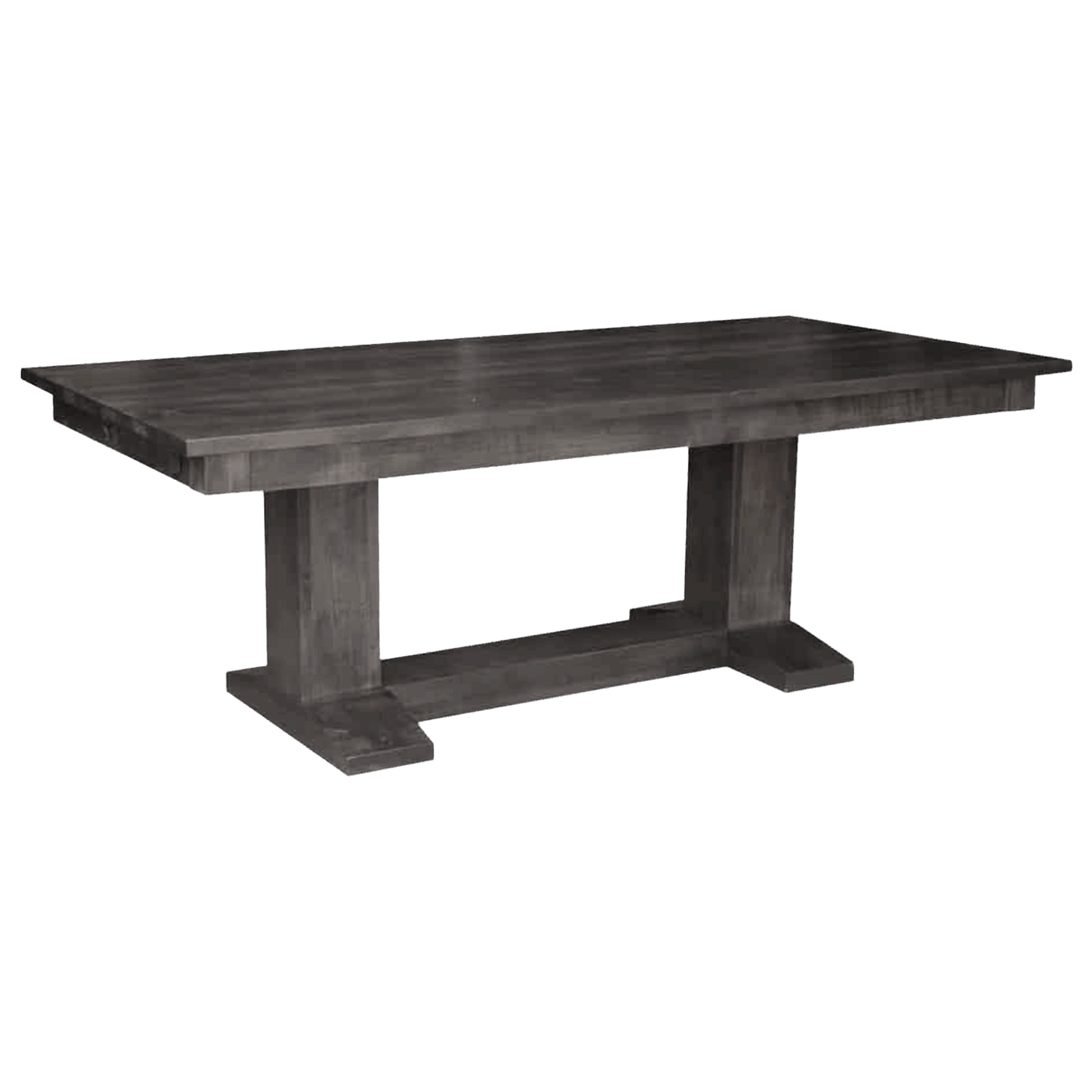 Dakota Double Pedestal Solid Top Dining Table