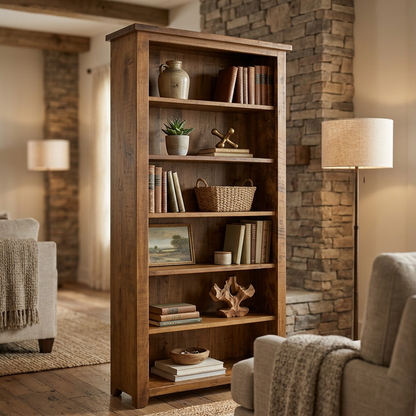 Dakota Solid Wood Bookcase