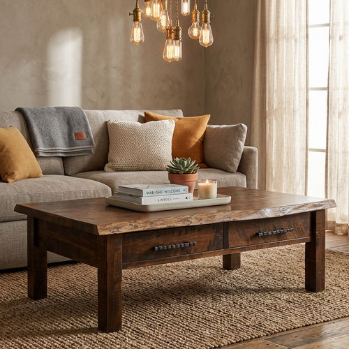 Millwood Solid Wood Coffee Table