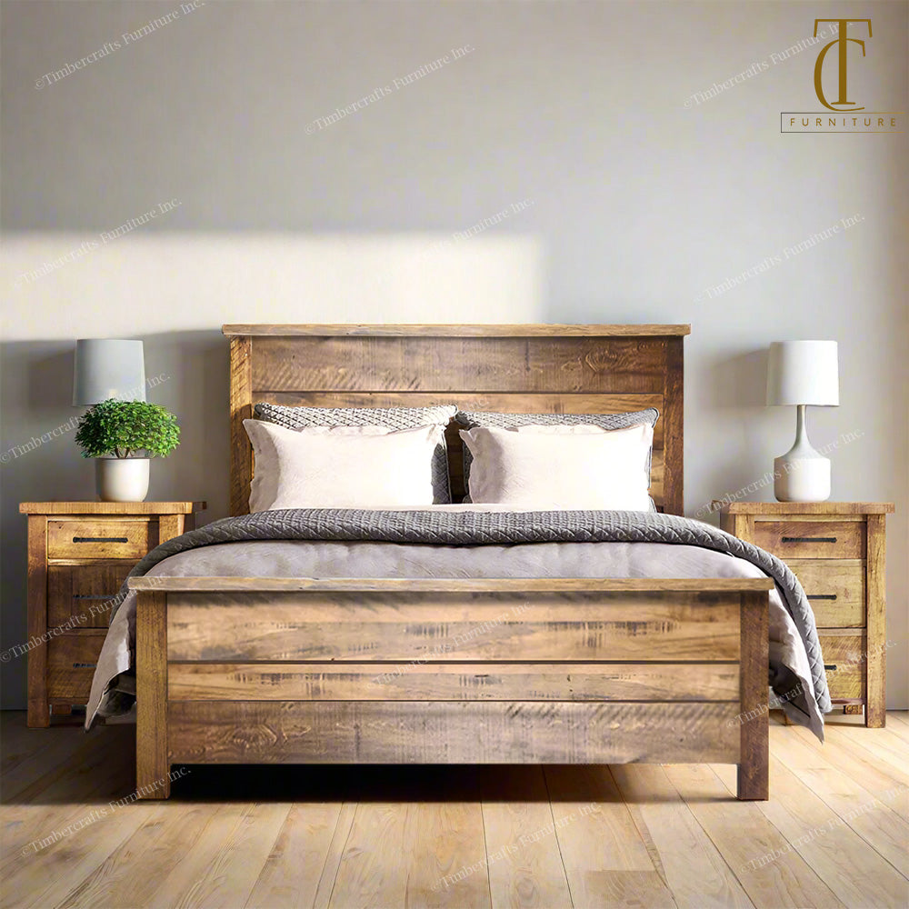 Edgewood Solid Wood Flat Top Bed