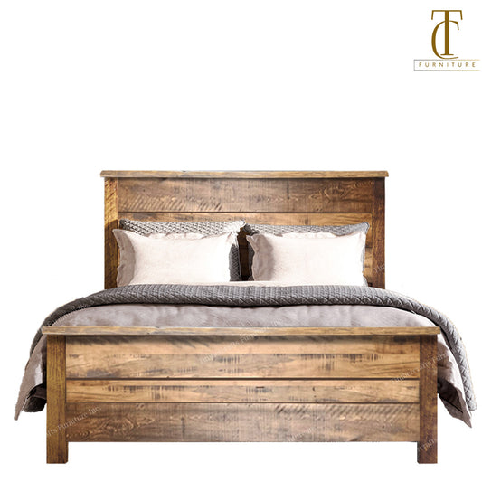 Edgewood Solid Wood Flat Top Bed