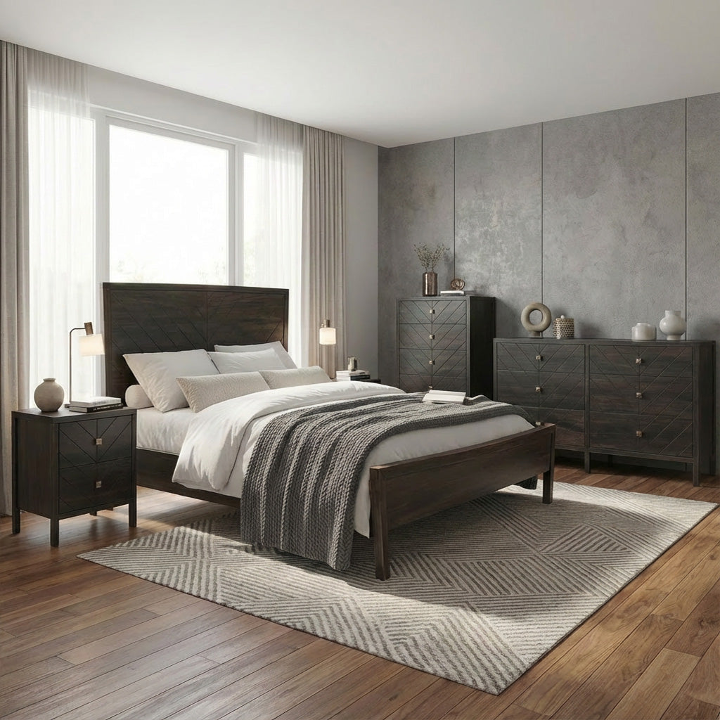 Tanner Solid Wood Bed