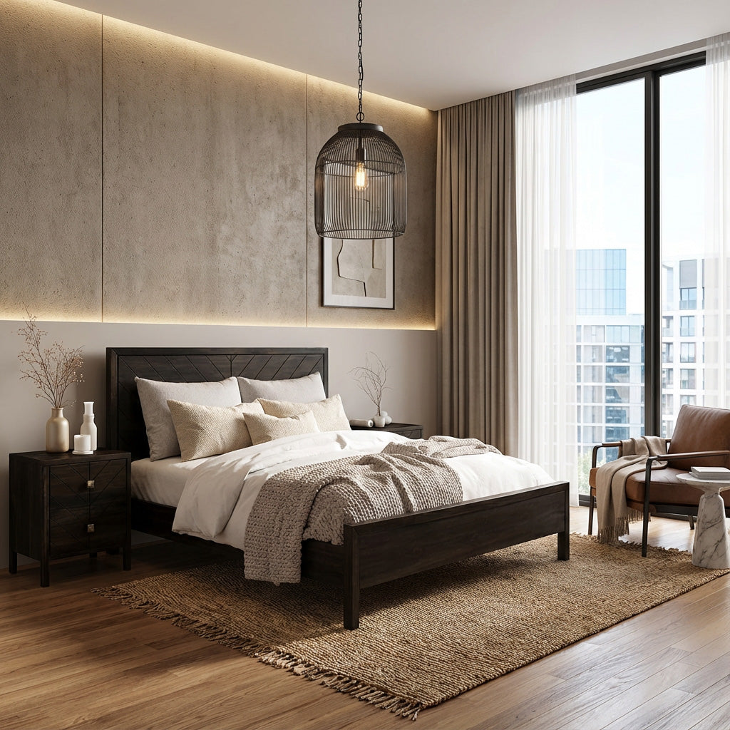 Tanner Solid Wood Bed