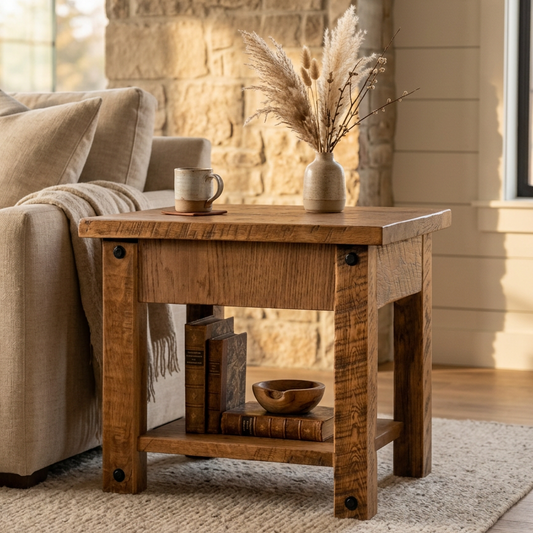 Alpine Solid Wood End Table