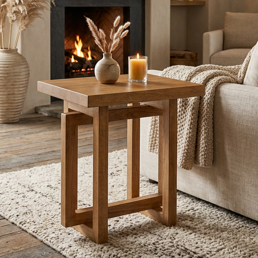 Byron Solid Wood End Table