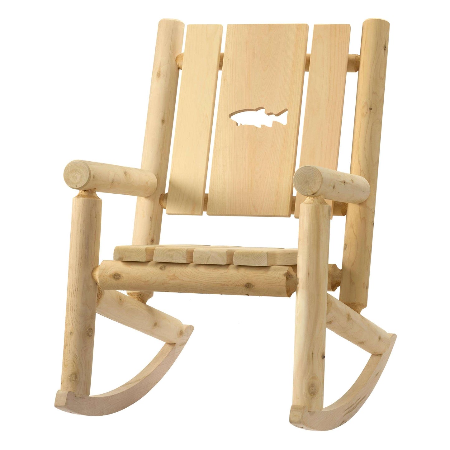 Cut-Out Back Rocking Chair