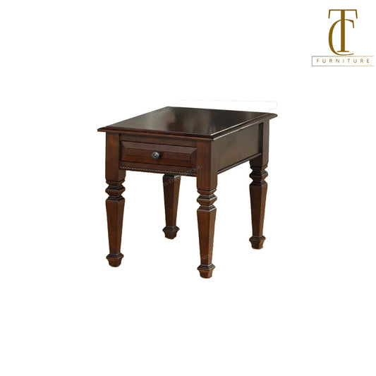 Florentino Solid Wood End Table