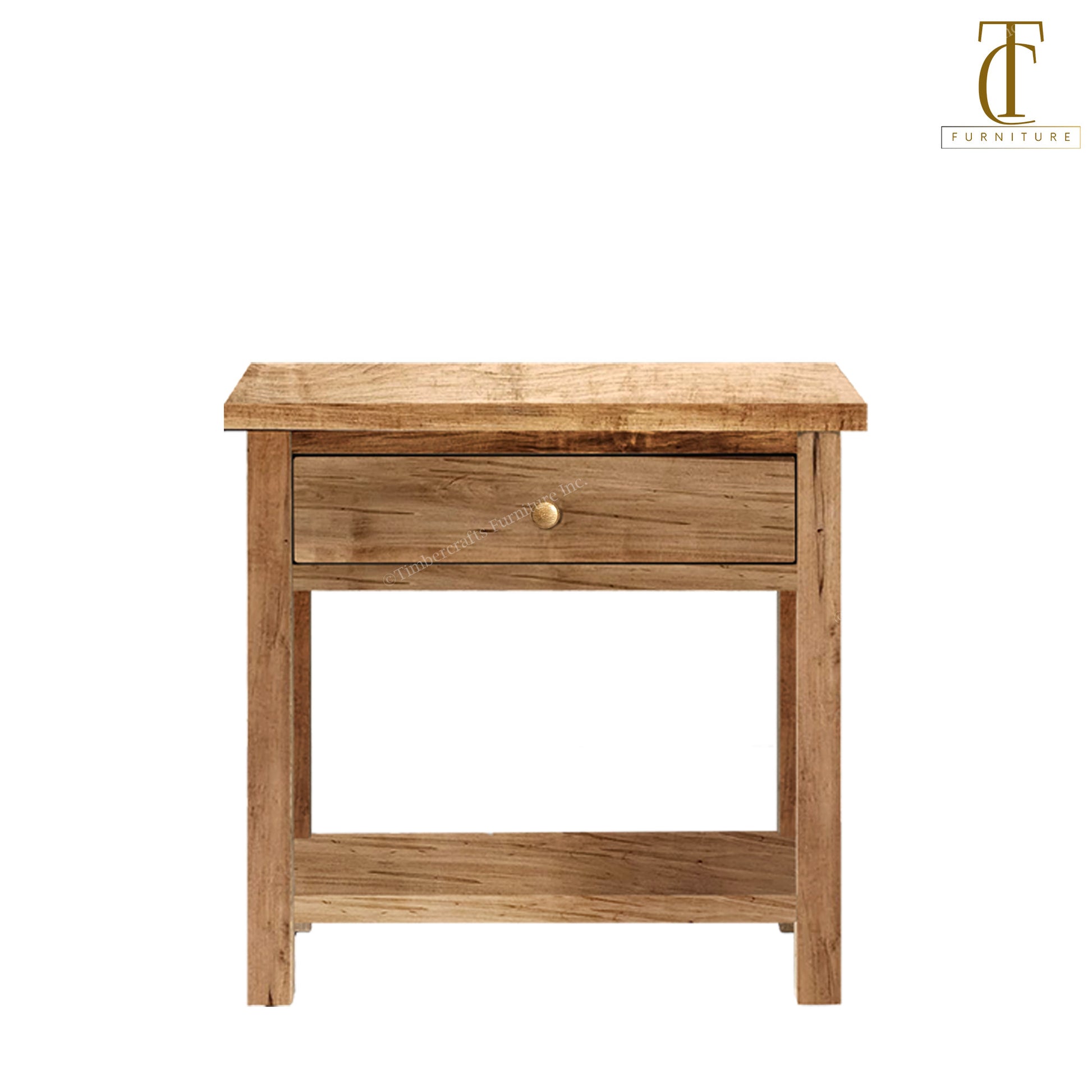 Farmstead 1 Drawer Solid Wood Nightstand