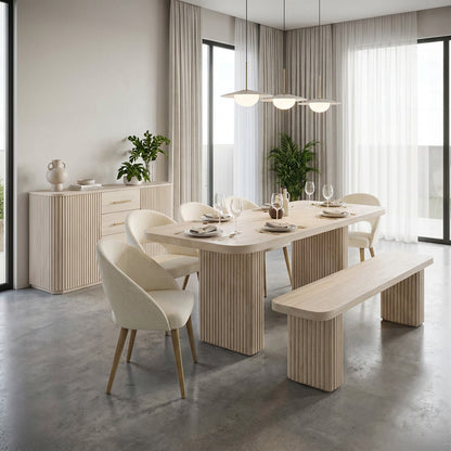 Vallery Solid Wood Dining Table