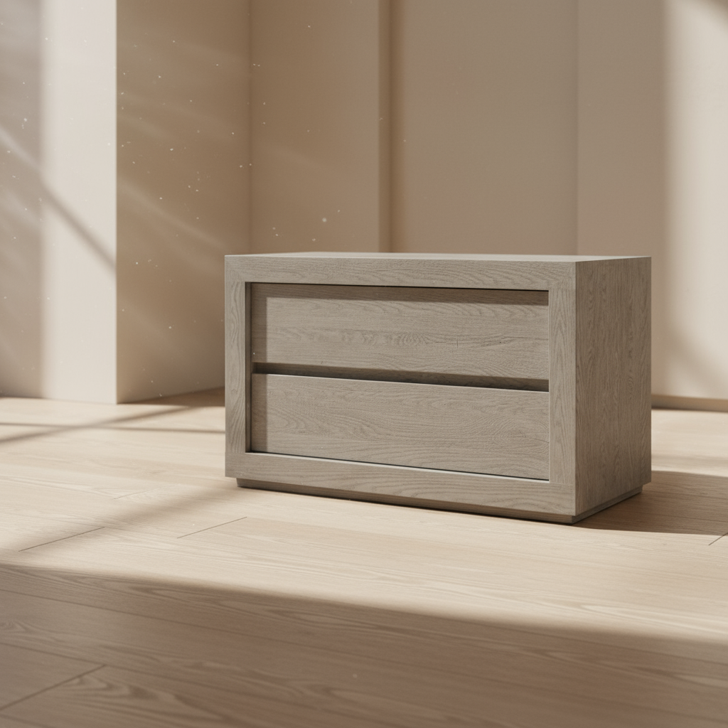 Florance Solid Wood Nightstand