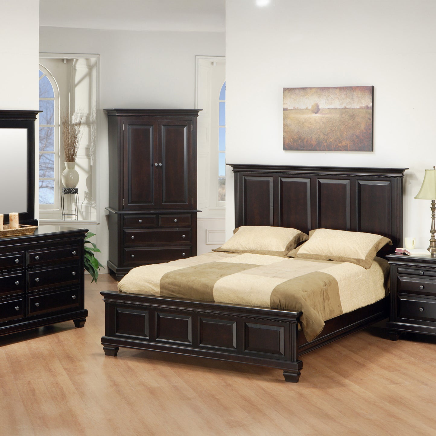 Florentino Solid Wood Bed