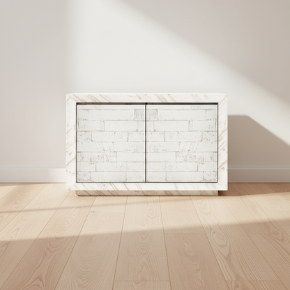 Greystone Solid Wood Media Stand 30"H