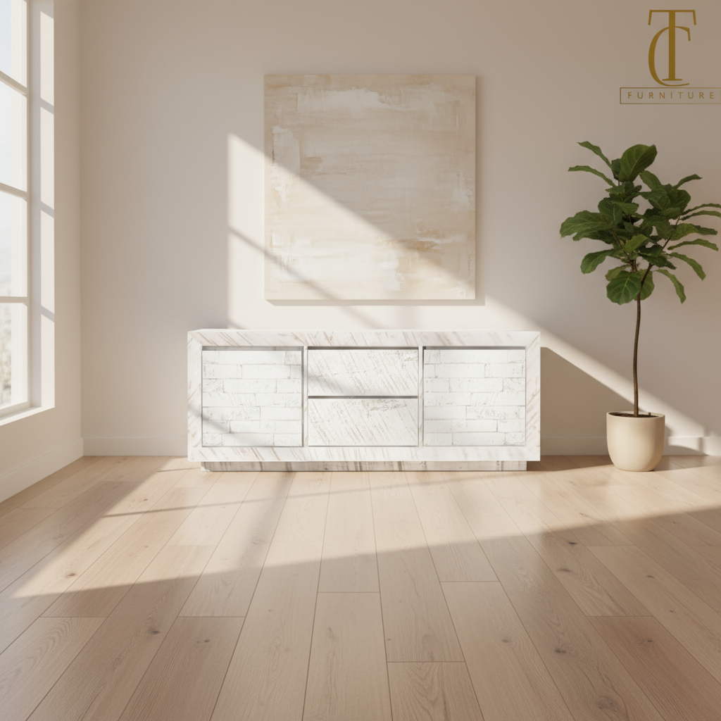 Greystone Solid Wood Media Stand