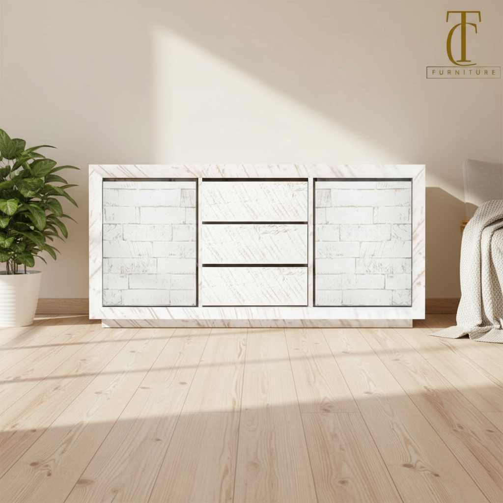 Greystone Solid Wood Media Stand 30"H