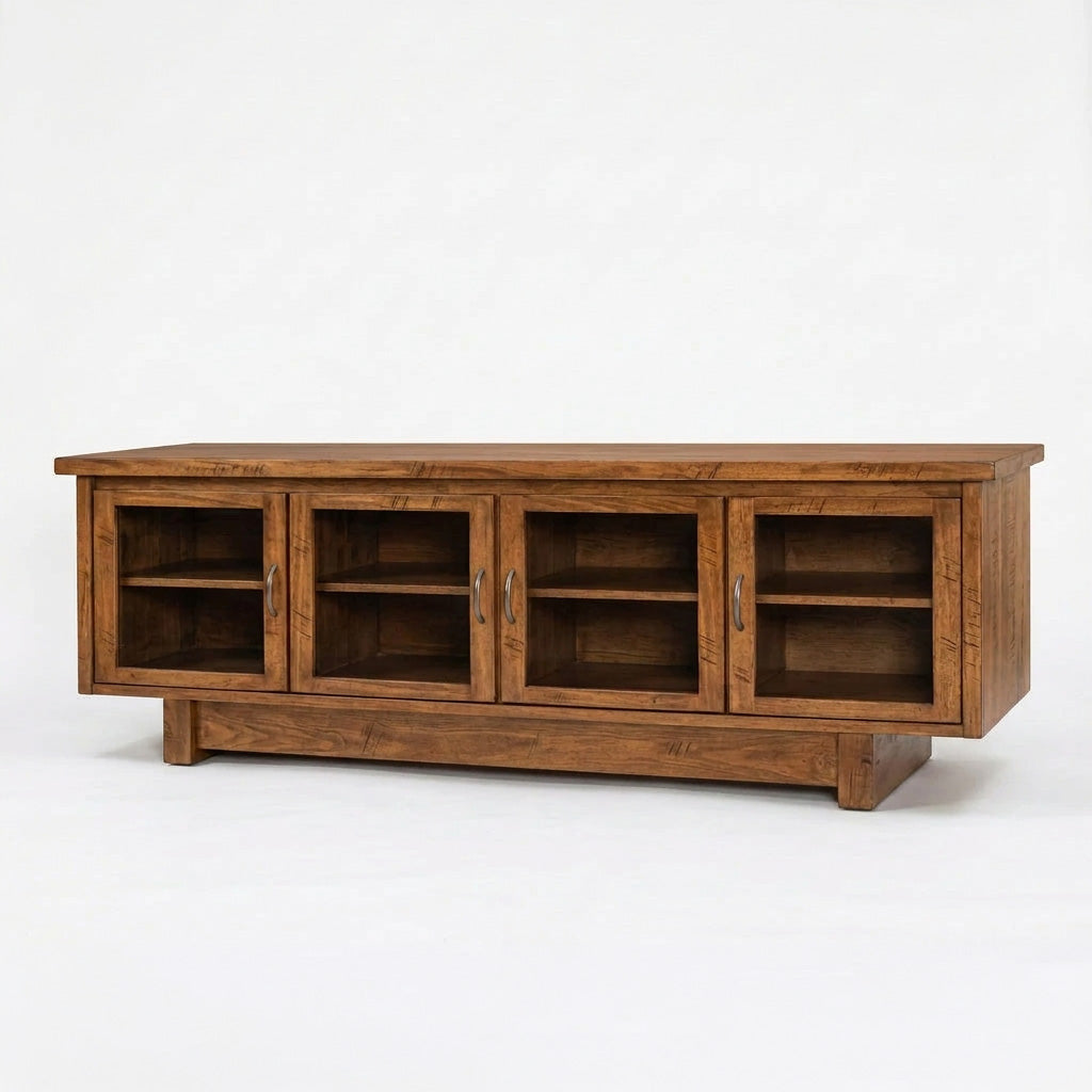 Gaia Solid Wood Media Stand