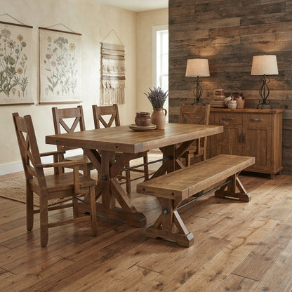 Chesapeake Solid Wood Bench