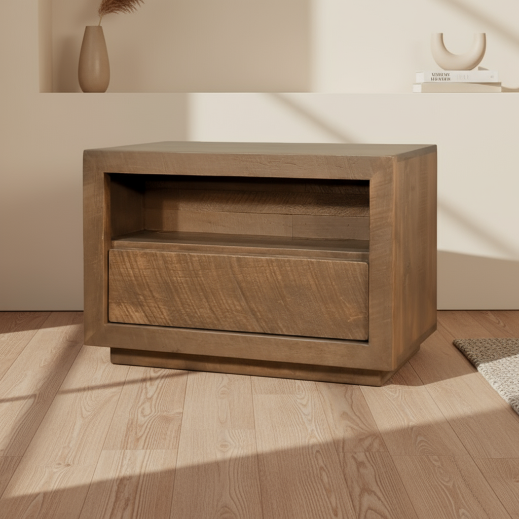 Greystone Solid Wood Nightstand