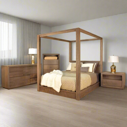 Greystone Solid Wood Canopy  Bed