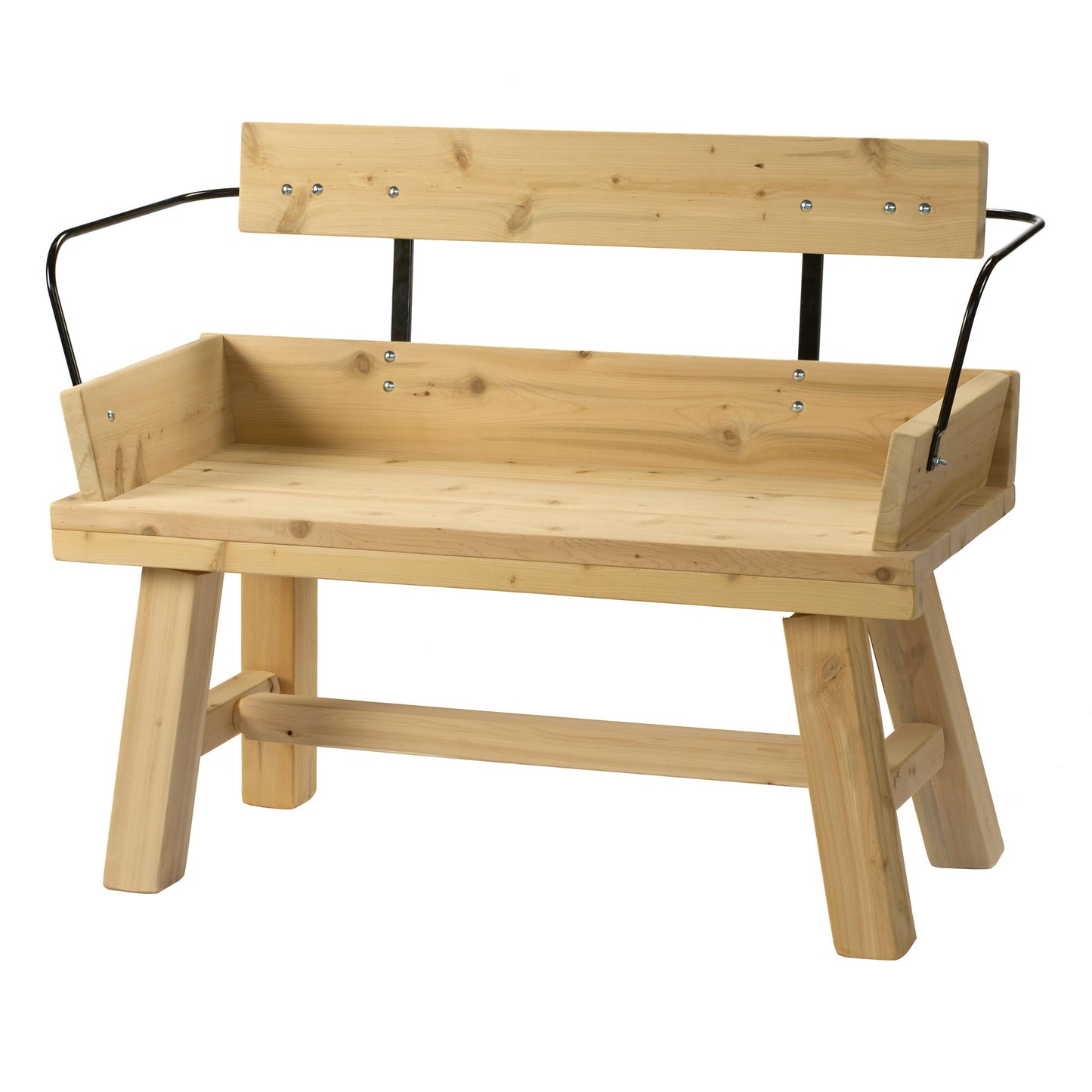 Cedar Wagon Seat with Arms