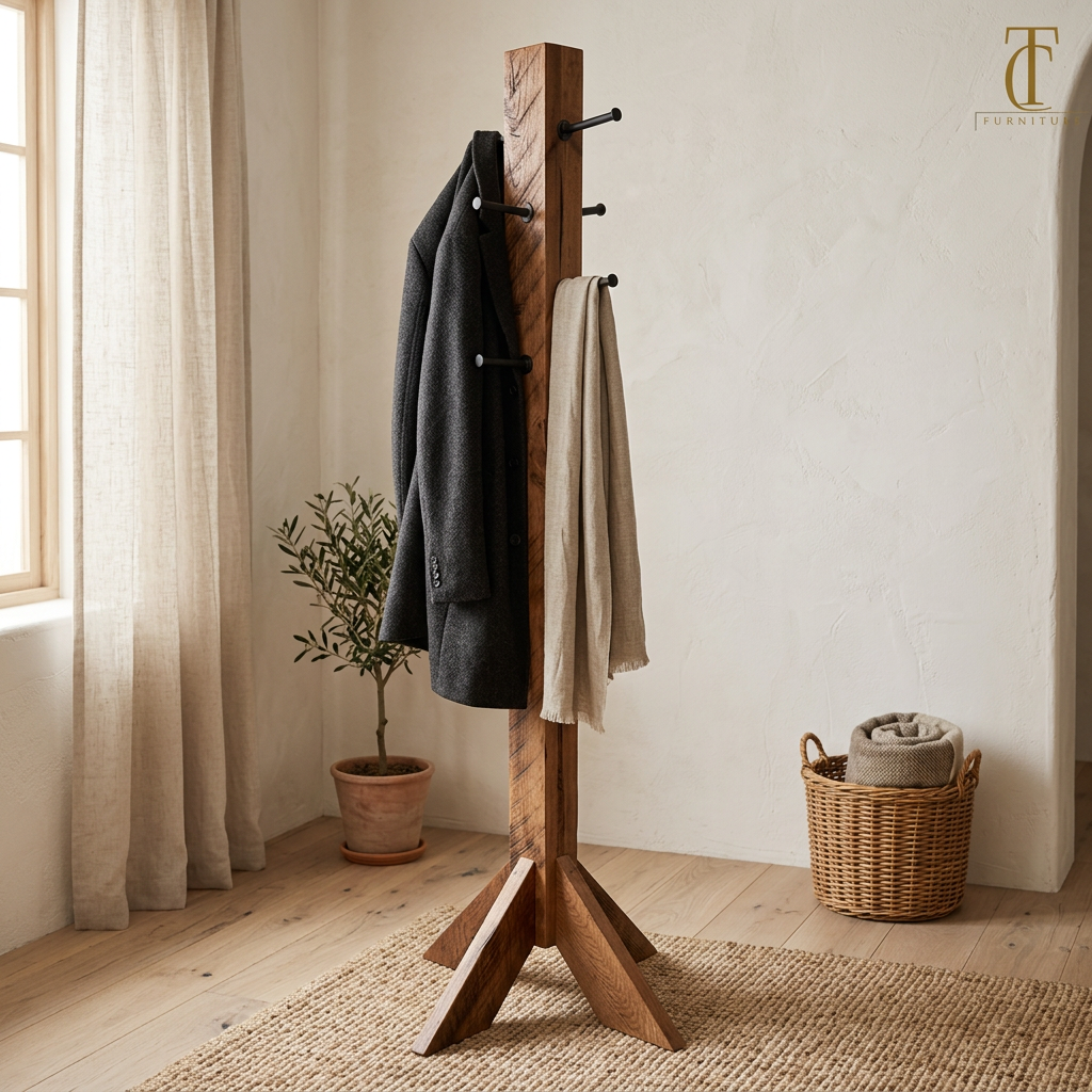 Ranch Solid Wood Coat Tree