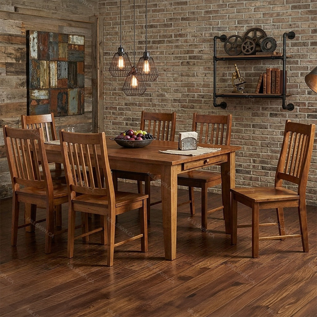 Harvest Solid Wood Dining Set