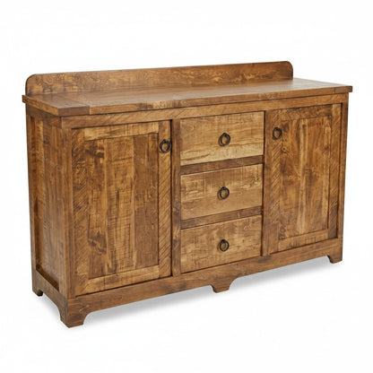 Heritage 3 Drawer 2 Door Solid Wood Sideboard
