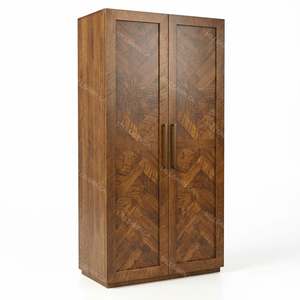 Herringbone Wall Cabinet