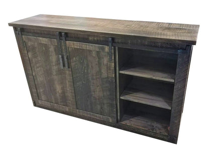 Homestead 2 Barn Door, 4 Drawer Sideboard