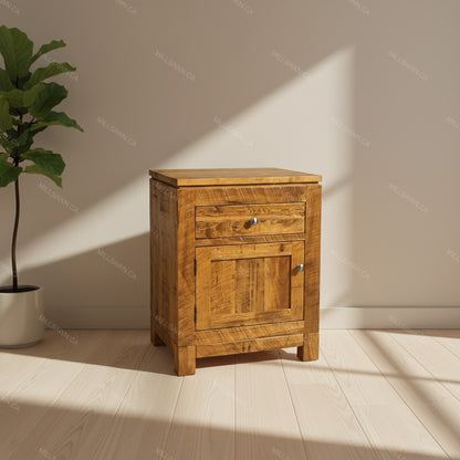 Hugo Solid Wood Nightstand
