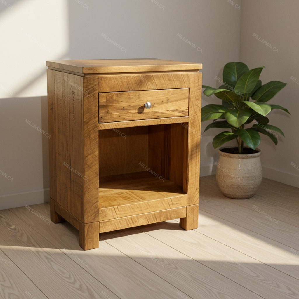 Hugo Solid Wood Nightstand