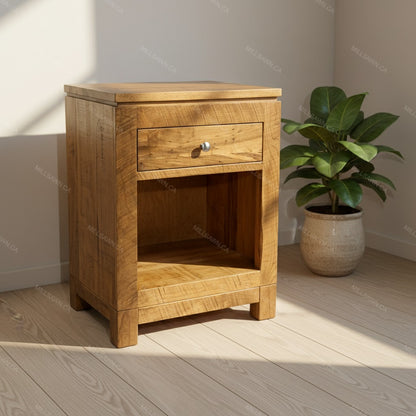 Hugo Solid Wood Nightstand
