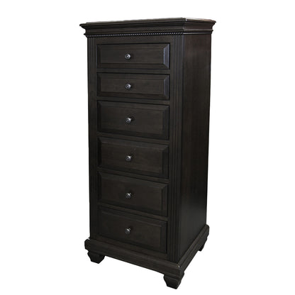 Florentino Solid Wood 6 Drawer Lingerie Chest | Highboy