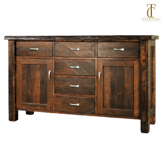 Live Edge Solid Wood Sideboard
