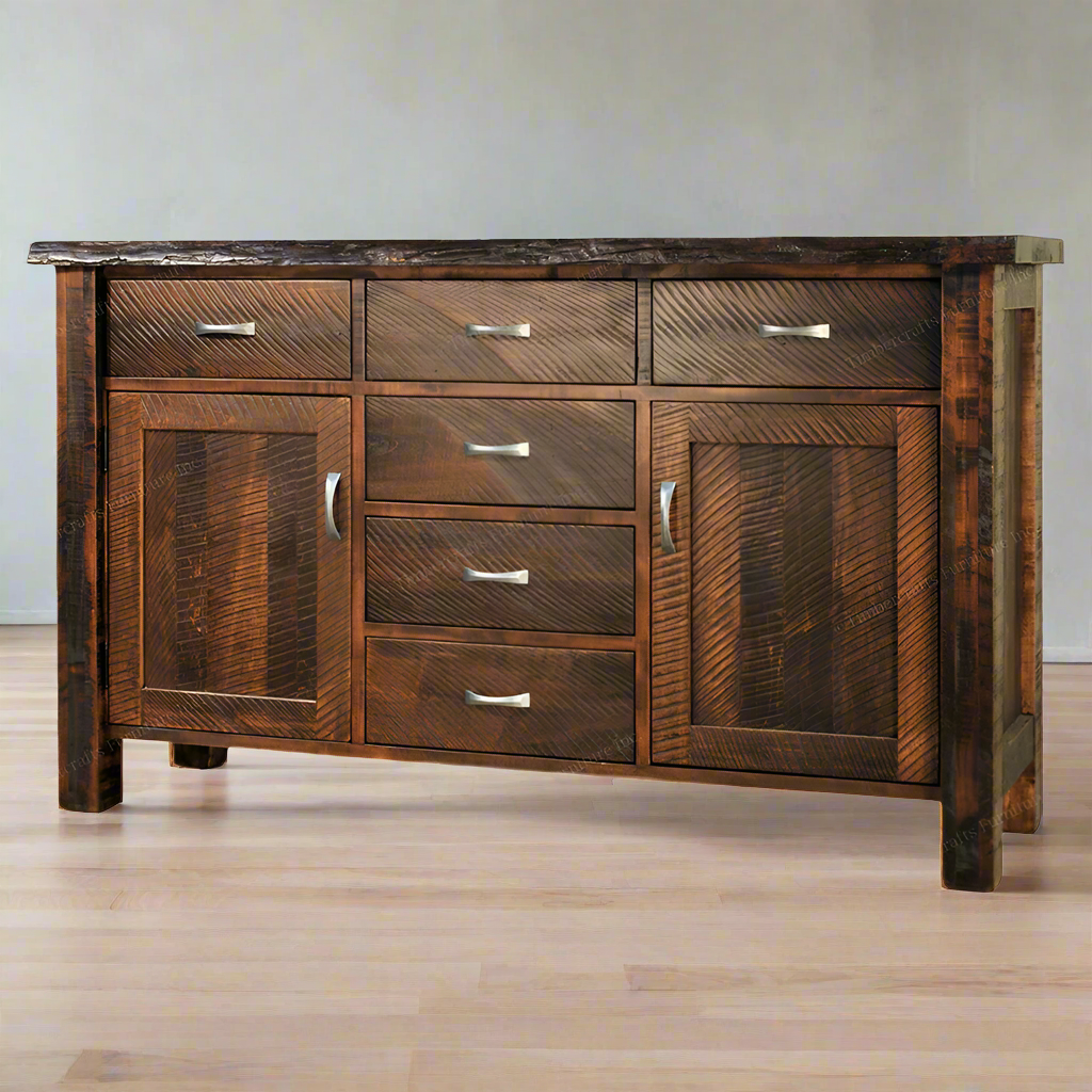 Live Edge Solid Wood Sideboard