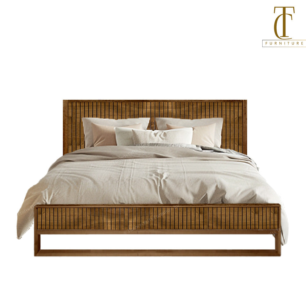 Lagom Solid Wood Bed