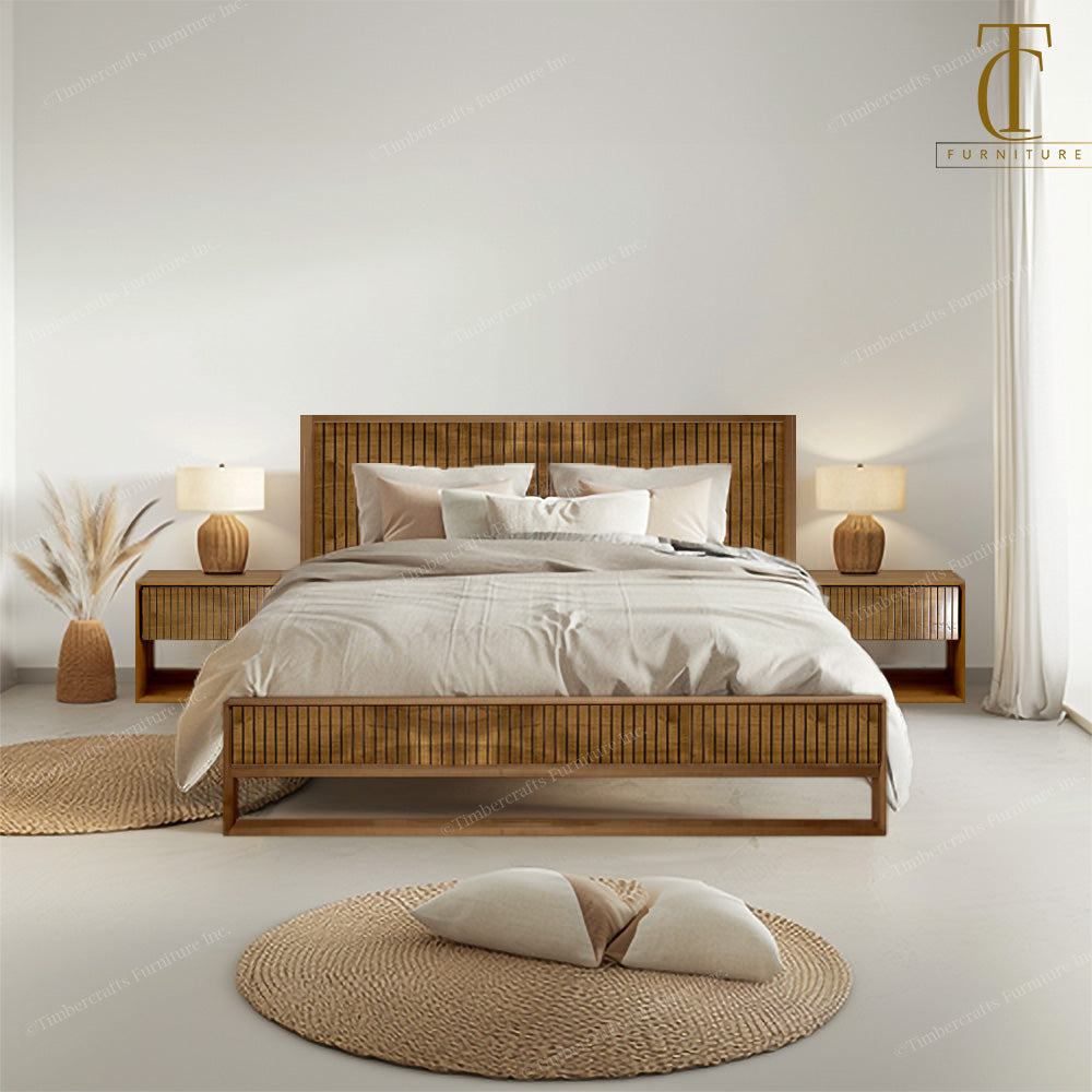 Lagom Solid Wood Bed