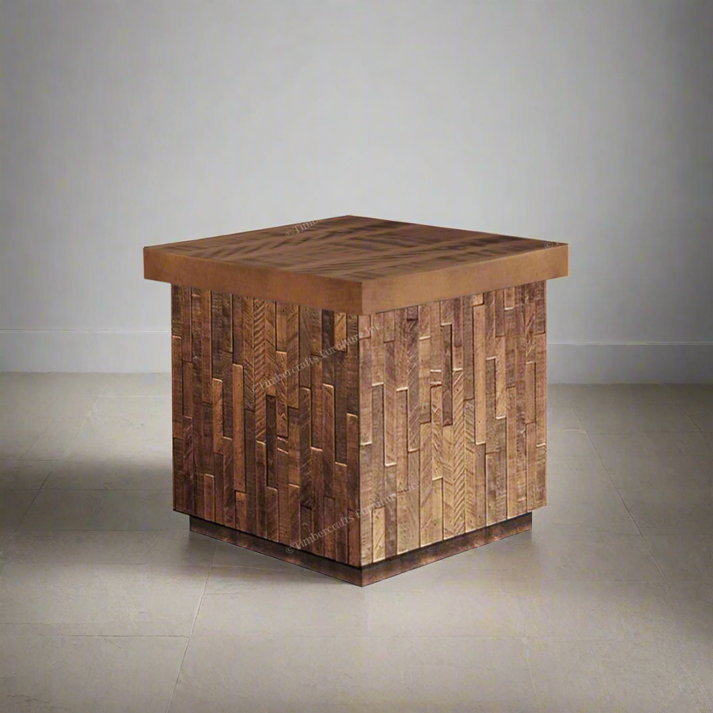 Ledge Rock Solid Wood End Table