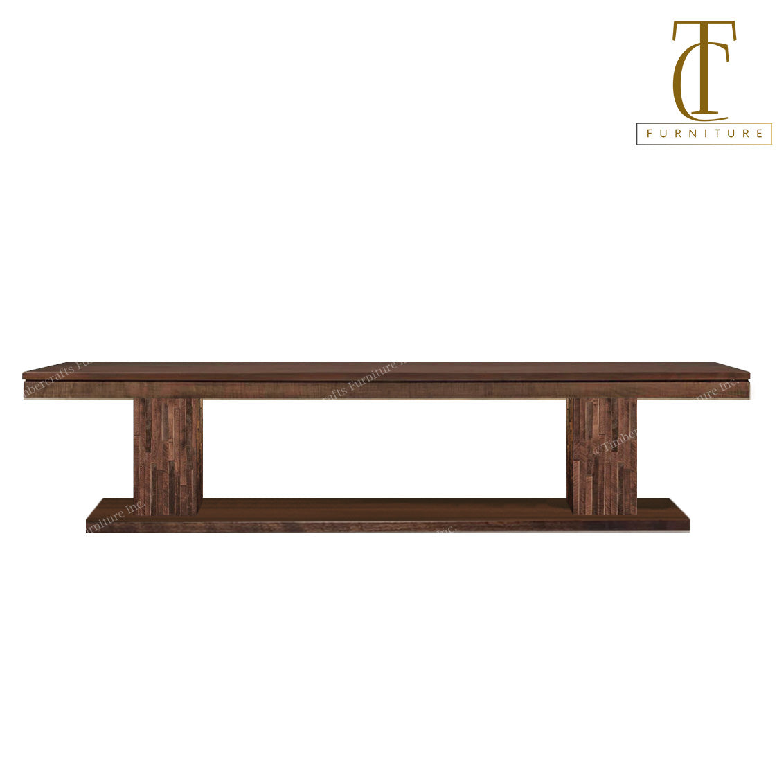 Ledge Rock Solid Wood Bench