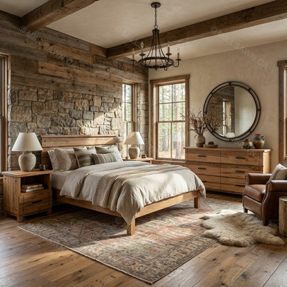 Legacy Solid Wood Bed